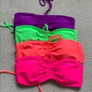 NEW Bikini tops Sz L? 4 bright colours available